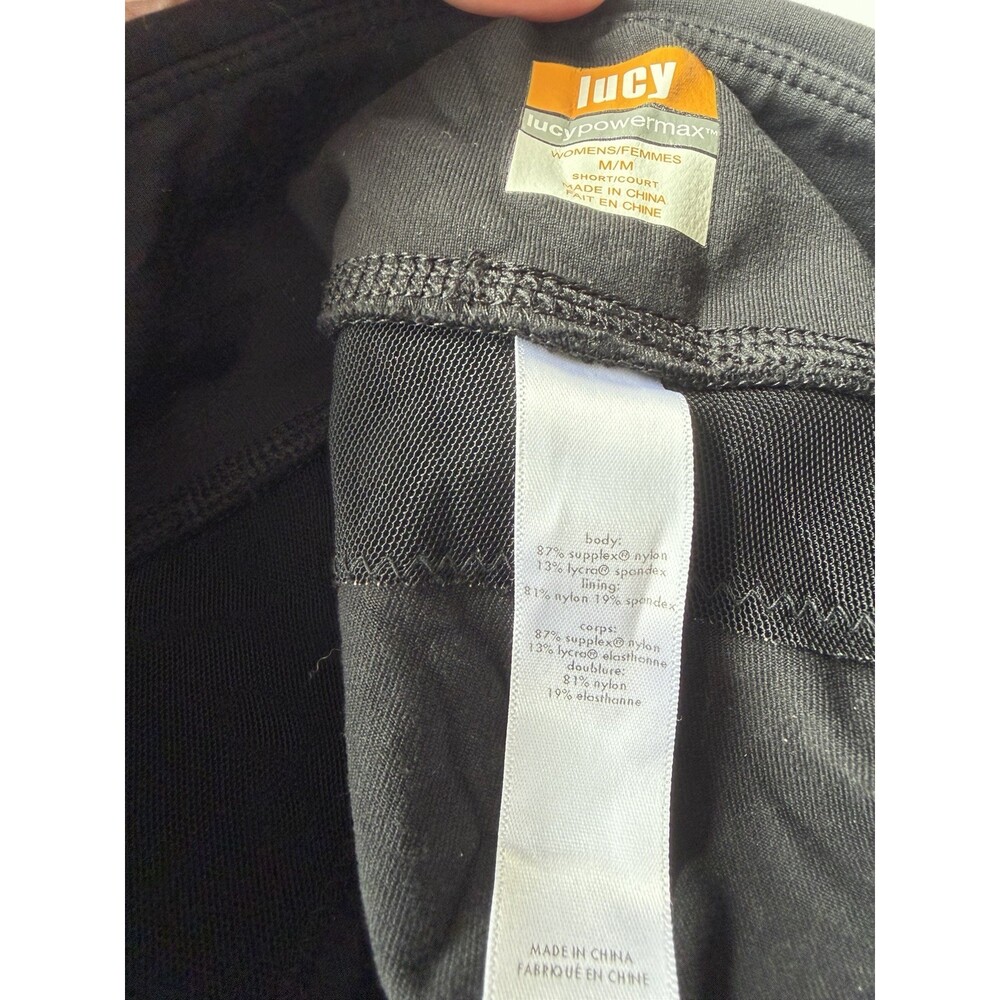 Lucy Power Max Wide Leg Pants Womens Medium Black Athletic Yoga Workout - Picture 2 of 2
